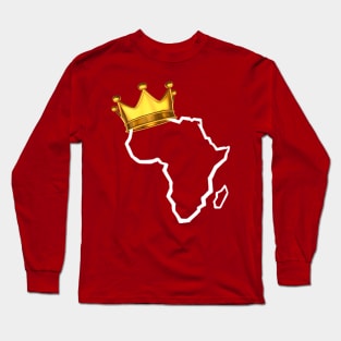 Crowned Africa Long Sleeve T-Shirt